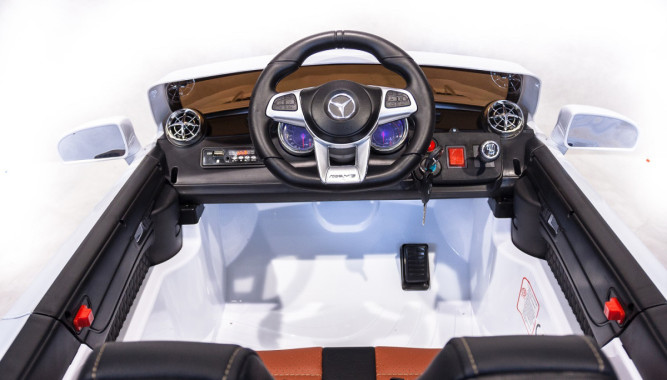 Детский электромобиль Mercedes-Benz SL65 White 12V 2.4G - XMX602-W