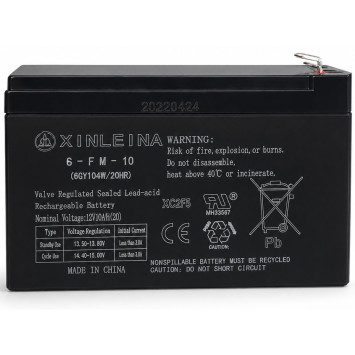 Аккумулятор XINLEINA 12V10Ah/20Hr - X-6FM10