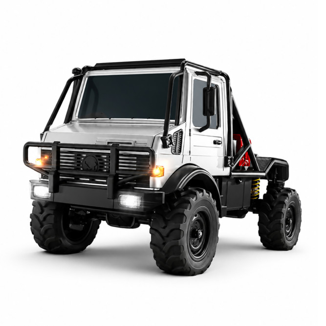 Радиоуправляемый грузовик Unimog U4000 4WD 1:18 - MN-333-SILVER