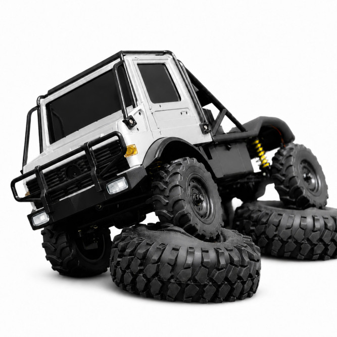 Радиоуправляемый грузовик Unimog U4000 4WD 1:18 - MN-333-SILVER