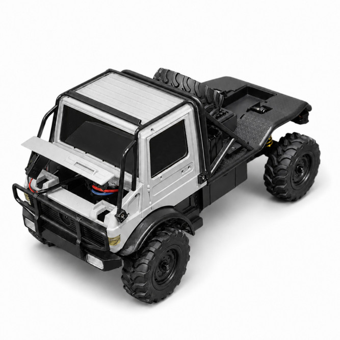 Радиоуправляемый грузовик Unimog U4000 4WD 1:18 - MN-333-SILVER