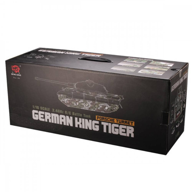 Радиоуправляемый танк Heng Long King Tiger PRO version V7.0 масштаб 1:16 2.4G - HL-3888A-1PRO-V7