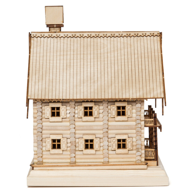 Конструктор из дерева &amp;quot;Изба&amp;quot; с инструментами - K02N