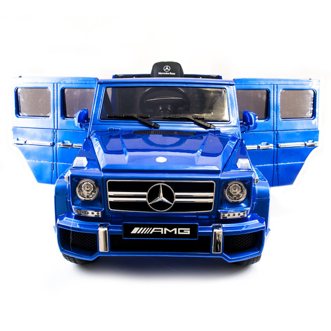Детский электромобиль Mercedes Benz G63 LUXURY 2.4G - Blue - HL168-LUX