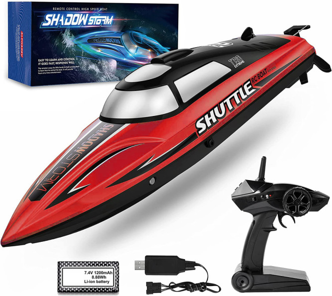 Радиоуправляемый катер HENDEE Red Shadow Storm (32 см, 25 км/ч) - 2008