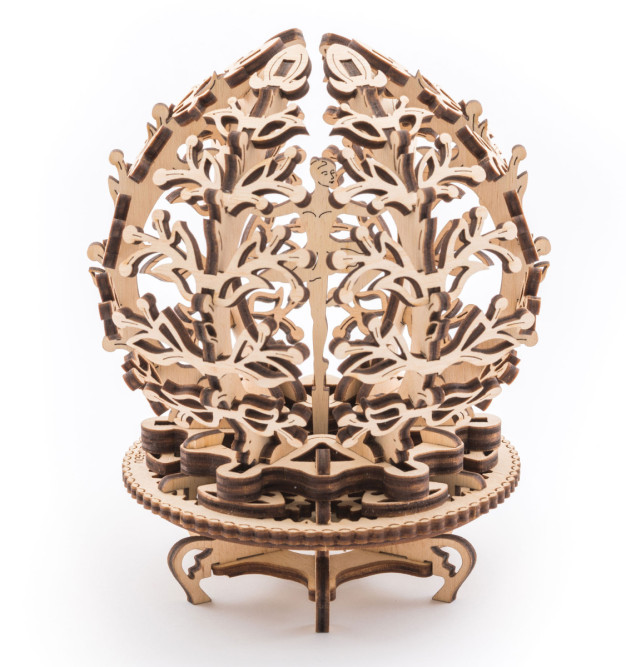 Деревянный 3D конструктор Ugears &amp;quot;Механический цветок&amp;quot; - 70016