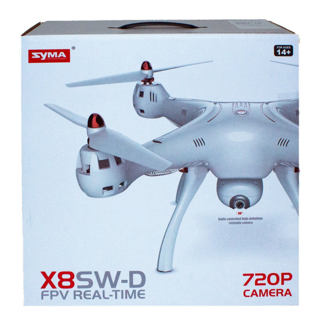 Радиоуправляемый квадрокоптер Syma - X8SW-D WiFi FPV RTF 2.4G - SYMA-X8SW-D
