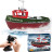 Радиоуправляемый буксир Tugboat зеленый 2.4G 1:72 - HL-3800-G