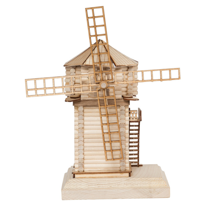 Конструктор из дерева &amp;quot;Мельница&amp;quot; с инструментами - K03N