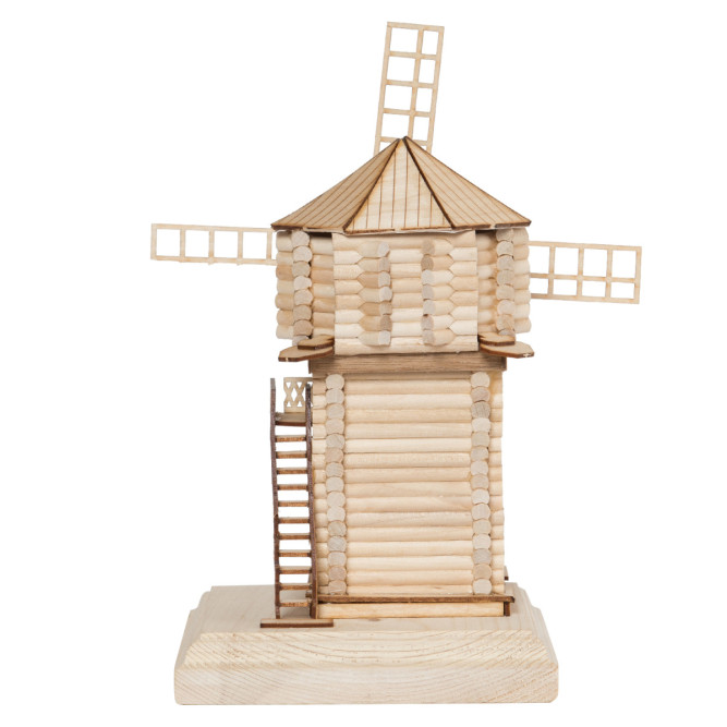 Конструктор из дерева &amp;quot;Мельница&amp;quot; с инструментами - K03N