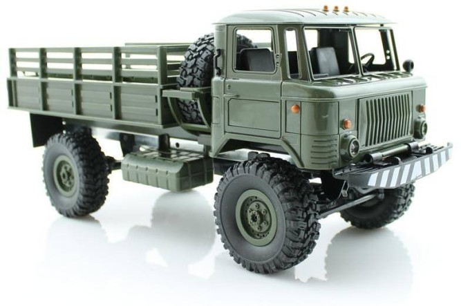 Радиоуправляемая грузовая машина WPL Зеленый 1:16 - WPLB-24R