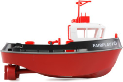 Радиоуправляемый буксир Tugboat черный 2.4G 1:72 - HL-3800-B