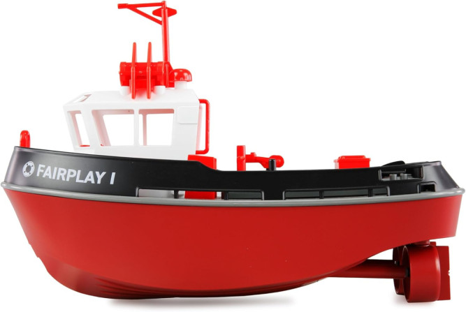 Радиоуправляемый буксир Tugboat черный 2.4G 1:72 - HL-3800-B