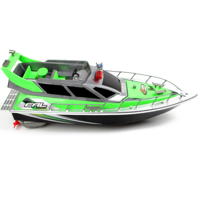 Радиоуправляемый полицейский катер 1:20 2.4G - HT-2875B-GREEN