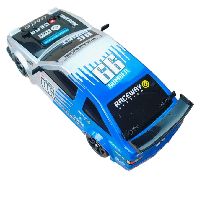 Радиоуправляемая машина для дрифта HB Toyota AE86 (4WD, свет, пар, акб, 1:16) - SC16A07-1