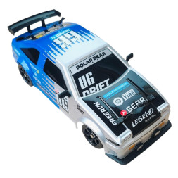 Радиоуправляемая машина для дрифта HB Toyota AE86 (4WD, свет, пар, акб, 1:16) - SC16A07-1