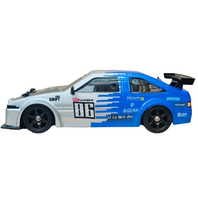 Радиоуправляемая машина для дрифта HB Toyota AE86 (4WD, свет, пар, акб, 1:16) - SC16A07-1