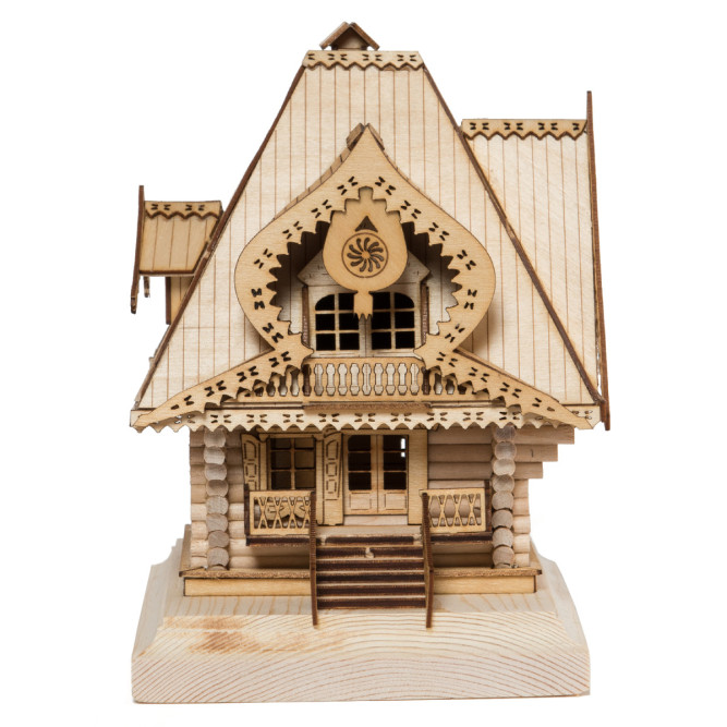 Конструктор из дерева &amp;quot;Терем&amp;quot; с инструментами - K05N