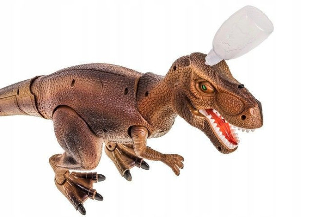 Радиоуправляемый динозавр T-Rex RuiCheng (коричневый, звук, пар, свет) - RUI-8909-BROWN