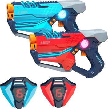 Набор для лазертага Wineya Star-Team (2 пистолета + 2 LED жилета) - W7011TL