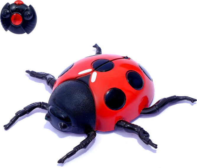 Божья коровка, ползающая по стенам (15 см, на пульте, USB-зарядка) - 866-2