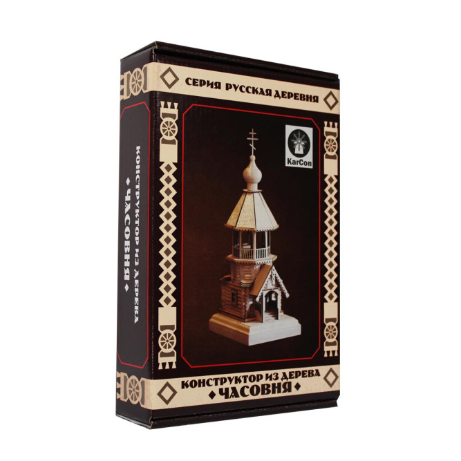Конструктор из дерева &amp;quot;Часовня&amp;quot; с инструментами - K01N