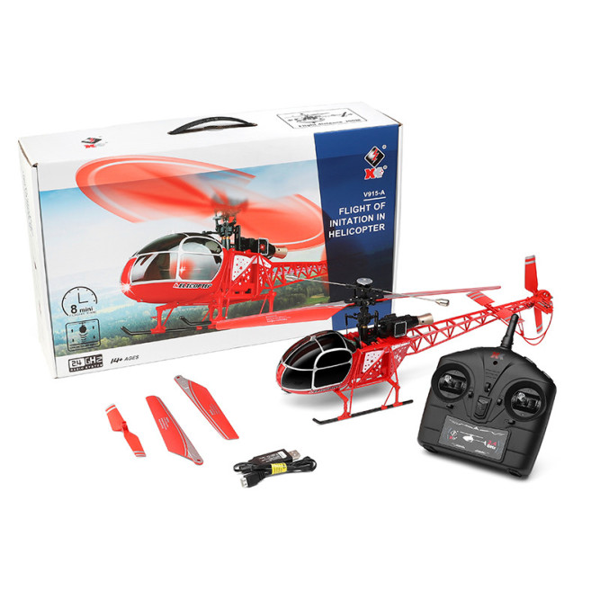 Радиоуправляемый вертолет WLToys XK Lama V915 4CH 2.4G - WLT-V915-A