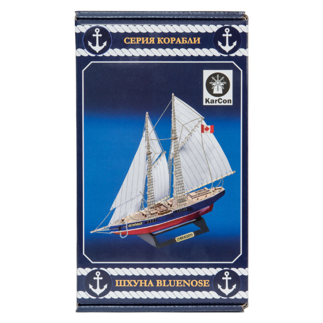 Конструктор из дерева корабль &amp;quot;BLUENOSE&amp;quot; с инструментами - K07N