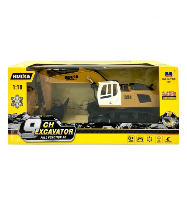 Радиоуправляемый экскаватор HUI NA TOYS масштаб 1:18 - HN1331