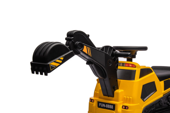 Детский электромобиль каталка 3в1 (экскаватор, каток, погрузчик) - AHL009E-YELLOW