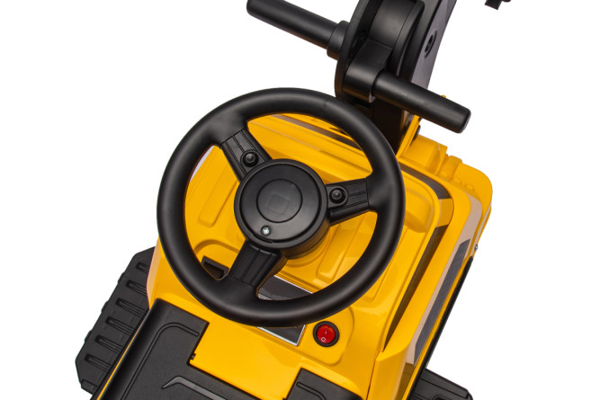 Детский электромобиль каталка 3в1 (экскаватор, каток, погрузчик) - AHL009E-YELLOW