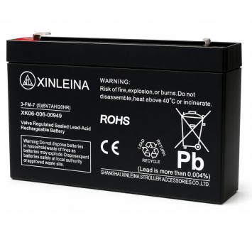 Аккумулятор XINLEINA 6V7Ah/20Hr - 3-FM-7