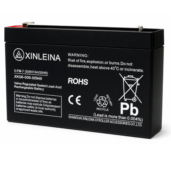 Аккумулятор XINLEINA 6V7Ah/20Hr - 3-FM-7
