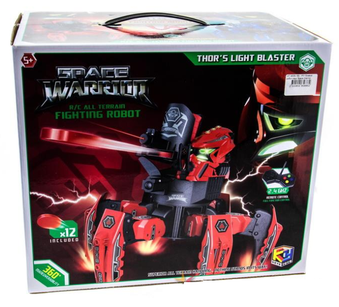 Радиоуправляемый робот-паук Space Warrior с пульками и лазерным прицелом 2.4G - KY9006-1