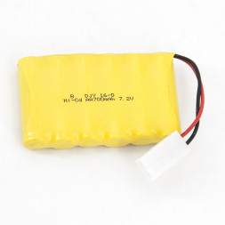 Аккумулятор Ni-Cd 7.2V 700 mAh AA - NICD-72F-700-TAMIYA