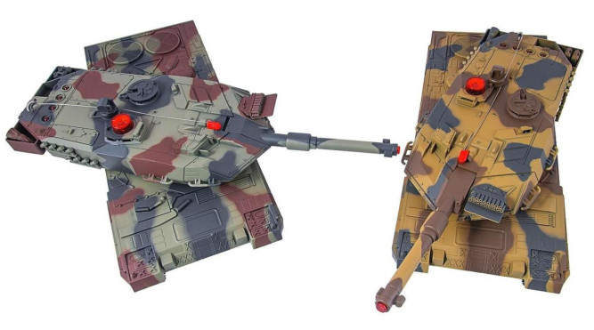 Радиоуправляемый танковый бой Huan Qi Abrams vs Abrams 1:24 2.4G - HQ558