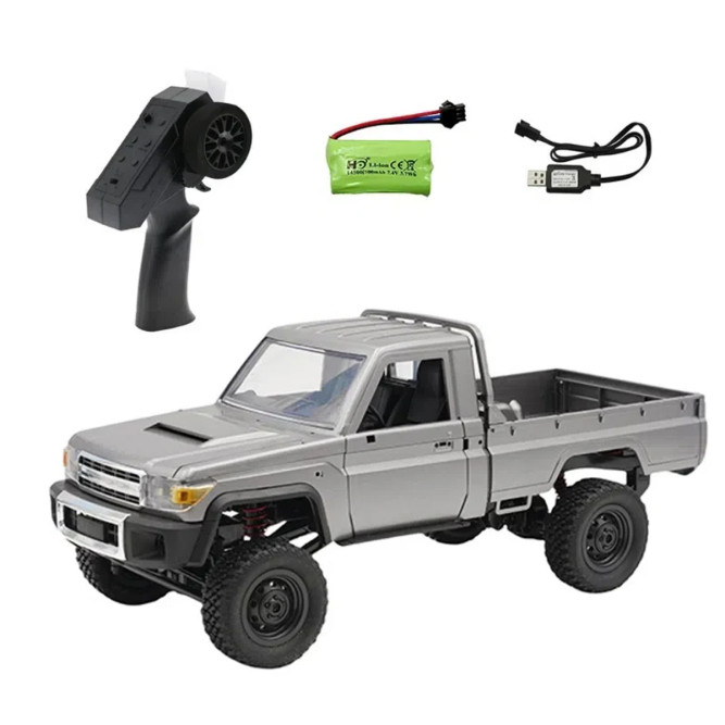 Радиоуправляемый внедорожник Toyota Land Cruiser 1:12 - MN-82PRO-GREY