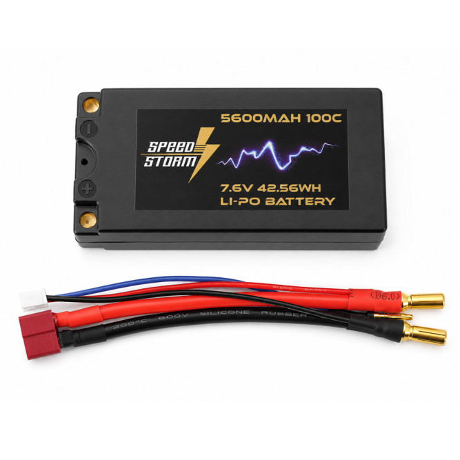 Аккумулятор Speed Storm Li-PoHV 7.6V 100C 5600 mAh Hard SP разъем T-plug (Deans) - SS-HV2S5600-100-D