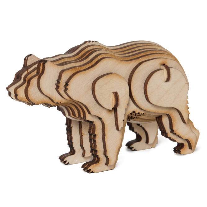 Конструктор-3D пазл &amp;quot;Медведь&amp;quot; - K09D