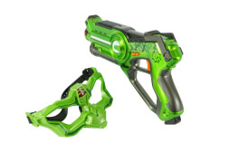 Лазерный бой Winyea Call of Life (пистолет + маска, оранжевый и зеленый) - W7001D