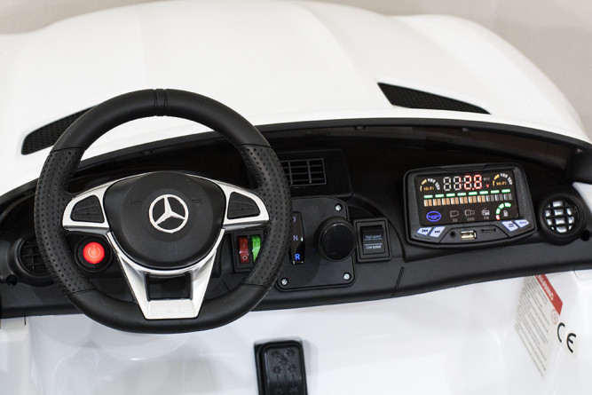 Электромобиль Harley Bella Mercedes-Benz GT R 4x4 MP3 - HL289-MATTE-GREEN-4WD