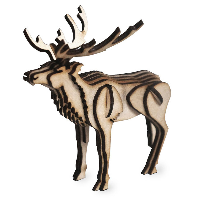 Конструктор-3D пазл &amp;quot;Олень&amp;quot; - K11D