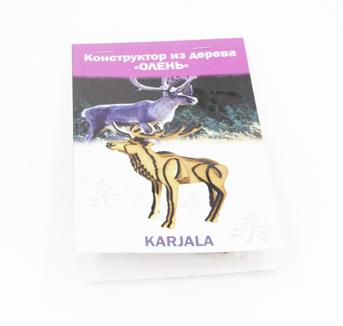 Конструктор-3D пазл &amp;quot;Олень&amp;quot; - K11D