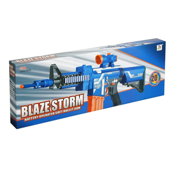 Автомат &amp;quot;BlazeStorm&amp;quot; с мягкими пулями на батарейках - 7054