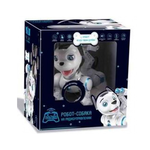 Робот-собака &amp;quot;Дружок&amp;quot; (сенсорные датчики, программируется, свет, звук, лай) - ZYB-B2856