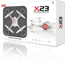 Радиоуправляемый квадрокоптер Syma X23 White 6-AXIS RTF 2.4G - X23-WHITE