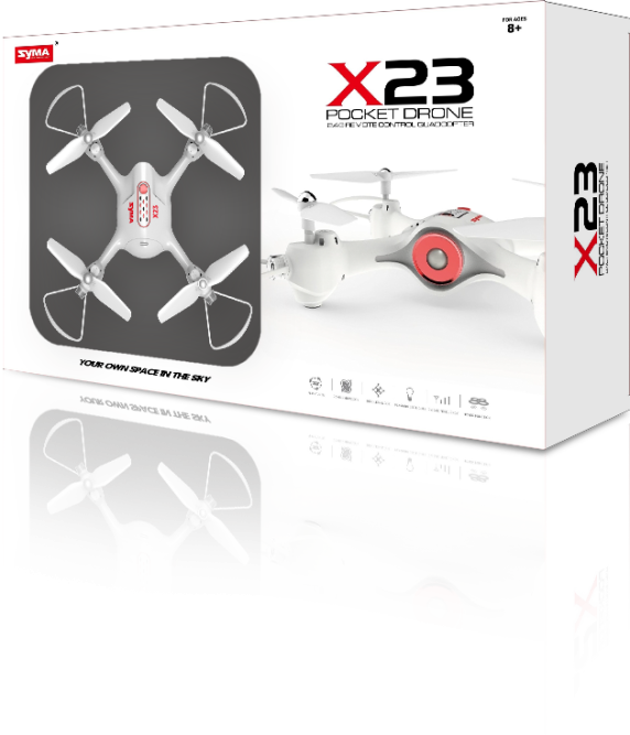 Радиоуправляемый квадрокоптер Syma X23 White 6-AXIS RTF 2.4G - X23-WHITE