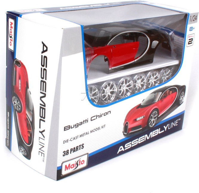 Сборная металлическая модель Maisto Bugatti Chiron 1:24 - 39900