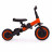 Детский беговел-велосипед 8в1 с крышей и ручкой, красный - TR008C-RED