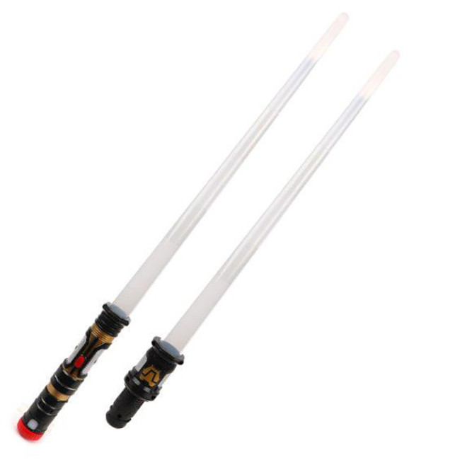 Двухсторонний меч на батарейках Space Sword (4 цвета подсветки, 2 меча) - 8108-2